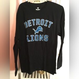 Detroit Lions Fanatics Long Sleeve cotton top men’s med EUC